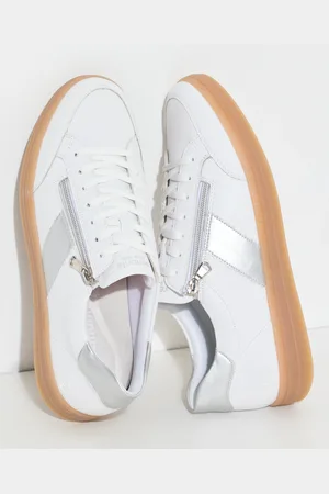 Ulla Popken Leder-Sneaker, Damen, , Größe: 41, Sonstige/Leder/Synthetische Fasern