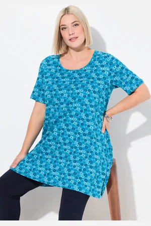 Ulla Popken Große Größen Longshirt, Damen, , Größe: 46/48, Baumwolle