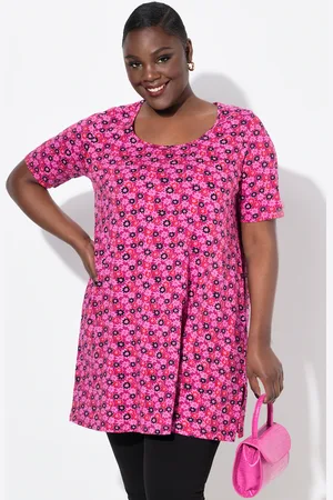 Ulla Popken Große Größen Longshirt, Damen, , Größe: 46/48, Baumwolle