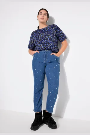 STUDIO UNTOLD Große Größen Mom-Jeans, Damen, , Größe: 42, Baumwolle