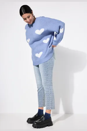 STUDIO UNTOLD Große Größen Mom-Jeans, Damen, , Größe: 42, Baumwolle/Polyester