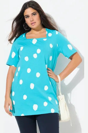Ulla Popken Große Größen Longshirt, Damen, , Größe: 42/44, Baumwolle