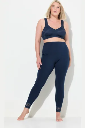 Ulla Popken Große Größen Leggins, Damen, , Größe: 42/44, Baumwolle
