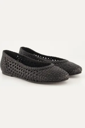 Ulla Popken Leder-Ballerinas, Damen, , Größe: 38, Leder