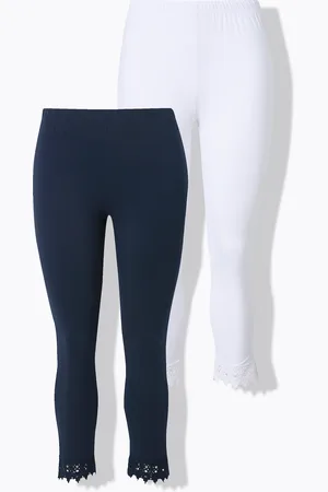 Ulla Popken Große Größen 7/8-Leggings, Damen, , Größe: 42/44, Baumwolle