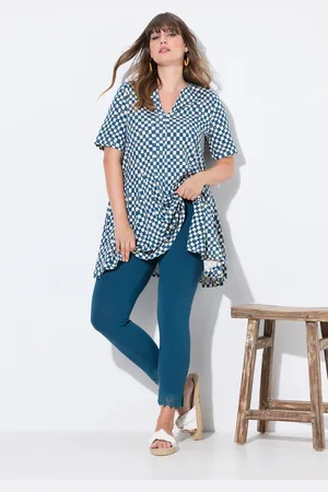 Ulla Popken Große Größen 7/8-Leggings, Damen, , Größe: 42/44, Baumwolle