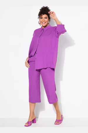 Ulla Popken Große Größen Culotte, Damen, , Größe: 44, Viskose/Synthetische Fasern