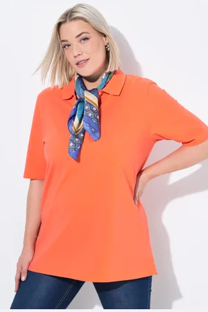 Ulla Popken Große Größen Poloshirt, Damen, , Größe: 42/44, Baumwolle