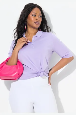 Ulla Popken Große Größen Poloshirt, Damen, , Größe: 42/44, Baumwolle