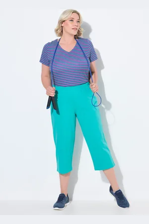 Ulla Popken Große Größen 7/8-Jogginghose, Damen, , Größe: 42/44, Baumwolle