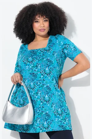 Ulla Popken Große Größen Longshirt, Damen, , Größe: 46/48, Baumwolle