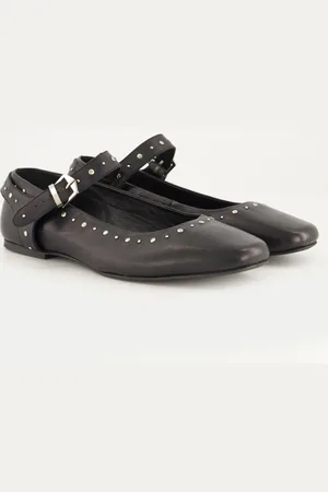 Ulla Popken Leder-Ballerinas, Damen, , Größe: 38, Leder