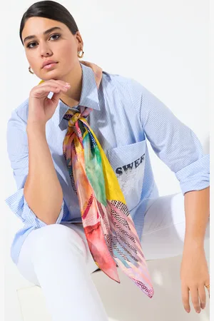 Ulla Popken Große Größen Seidentuch, Damen, , Größe: One Size, Seide