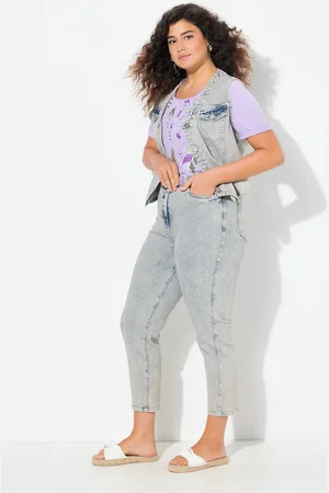 Ulla Popken Große Größen Mom-Jeans, Damen, , Größe: 42, Baumwolle