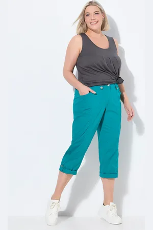 Ulla Popken Große Größen 7/8-Cargohose, Damen, , Größe: 42, Baumwolle