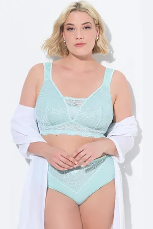 Ulla Popken Große Größen Bralette, Damen, , Größe: 100B, Synthetische Fasern/Elasthan