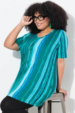 Ulla Popken Große Größen Longshirt, Damen, , Größe: 42/44, Baumwolle