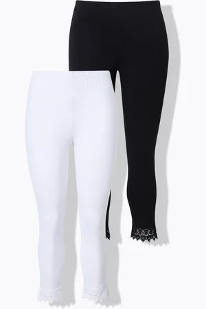 Ulla Popken Große Größen 7/8-Leggings, Damen, , Größe: 46/48, Baumwolle