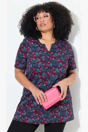 Ulla Popken Große Größen Longshirt, Damen, , Größe: 50/52, Baumwolle