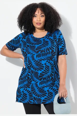 Ulla Popken Große Größen Longshirt, Damen, , Größe: 42/44, Baumwolle