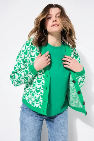 STUDIO UNTOLD Große Größen Strickjacke, Damen, , Größe: 42/44, Synthetische Fasern/Polyester