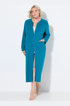 Ulla Popken Große Größen Bademantel, Damen, , Größe: 42/44, Baumwolle/Polyester