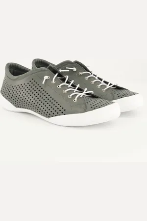 Ulla Popken Leder-Sneaker, Damen, , Größe: 38, Leder