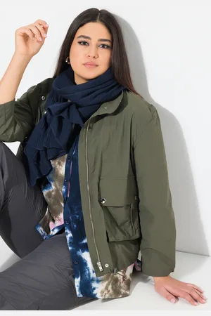 Ulla Popken Große Größen Schal, Damen, , Größe: One Size, Baumwolle