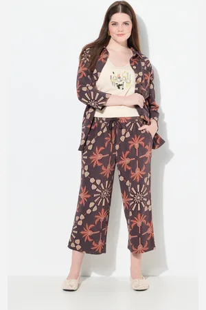 Ulla Popken Große Größen Culotte, Damen, , Größe: 42/44, Baumwolle