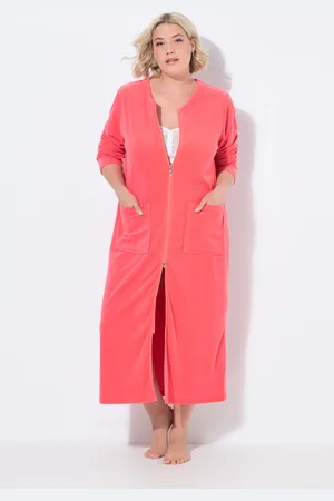 Ulla Popken Große Größen Bademantel, Damen, , Größe: 42/44, Baumwolle/Polyester