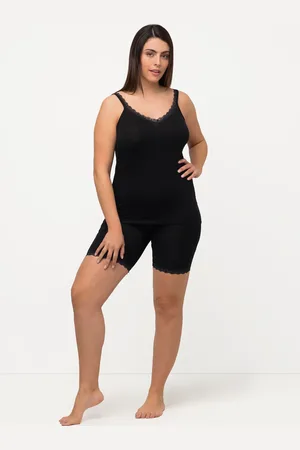Ulla Popken Große Größen Radler, Damen, , Größe: 42/44, Viskose/Synthetische Fasern/Elasthan
