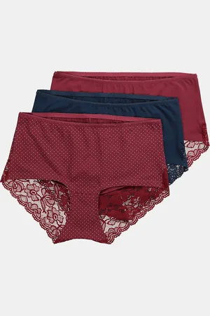 Ulla Popken Große Größen Hipster, Damen, , Größe: 54/56, Baumwolle/Synthetische Fasern/Elasthan