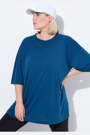 Ulla Popken Große Größen Longshirt, Damen, , Größe: 42/44, Polyester/Viskose