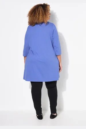 Ulla Popken Große Größen Longshirt, Damen, , Größe: 42/44, Baumwolle