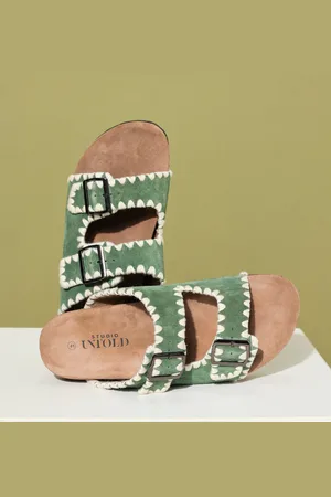 STUDIO UNTOLD Leder-Pantolette, Damen, , Größe: 38, Leder