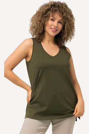 Ulla Popken Große Größen Top, Damen, , Größe: 50/52, Baumwolle