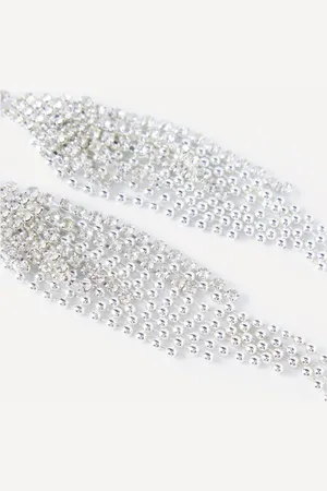 Ulla Popken Große Größen Ohrstecker, Damen, , Größe: One Size, Metallische Fasern/Glas