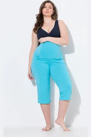 Ulla Popken Große Größen Bellieva-Caprihose, Damen, , Größe: 42/44, Baumwolle
