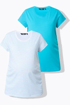 Ulla Popken Große Größen Bellieva-T-Shirts, Damen, , Größe: 42/44, Baumwolle