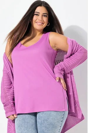 Ulla Popken Große Größen Top, Damen, , Größe: 42/44, Baumwolle