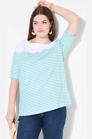 Ulla Popken Große Größen T-Shirt, Damen, , Größe: 42/44, Baumwolle
