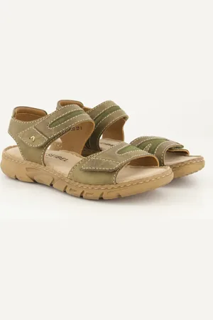 Ulla Popken Leder-Trekkingsandalen, Damen, , Größe: 38, Leder