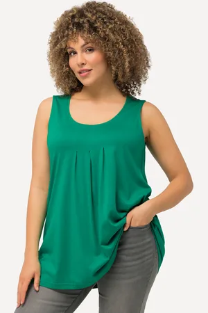 Ulla Popken Große Größen Top, Damen, , Größe: 42/44, Baumwolle/Synthetische Fasern