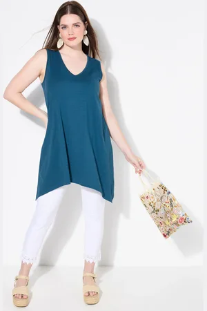 Ulla Popken Große Größen Longtop, Damen, , Größe: 42/44, Baumwolle