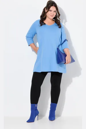 Ulla Popken Große Größen Longshirt, Damen, , Größe: 42/44, Baumwolle