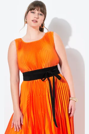 Ulla Popken Große Größen Leder-Bindegürtel, Damen, , Größe: One Size, Leder
