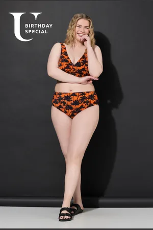 STUDIO UNTOLD Große Größen Bikini-Slip, Damen, , Größe: 42, Polyester/Synthetische Fasern/Elasthan