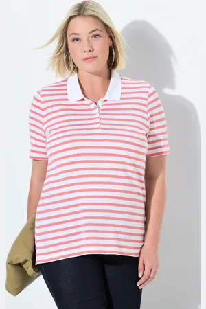 Ulla Popken Große Größen Poloshirt, Damen, , Größe: 58/60, Baumwolle