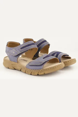 Ulla Popken Leder-Trekkingsandalen, Damen, , Größe: 38, Leder