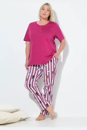 Ulla Popken Große Größen Pyjama, Damen, , Größe: 42/44, Baumwolle